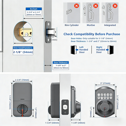 Biometric Smart Door Lock with Multiple Access Options