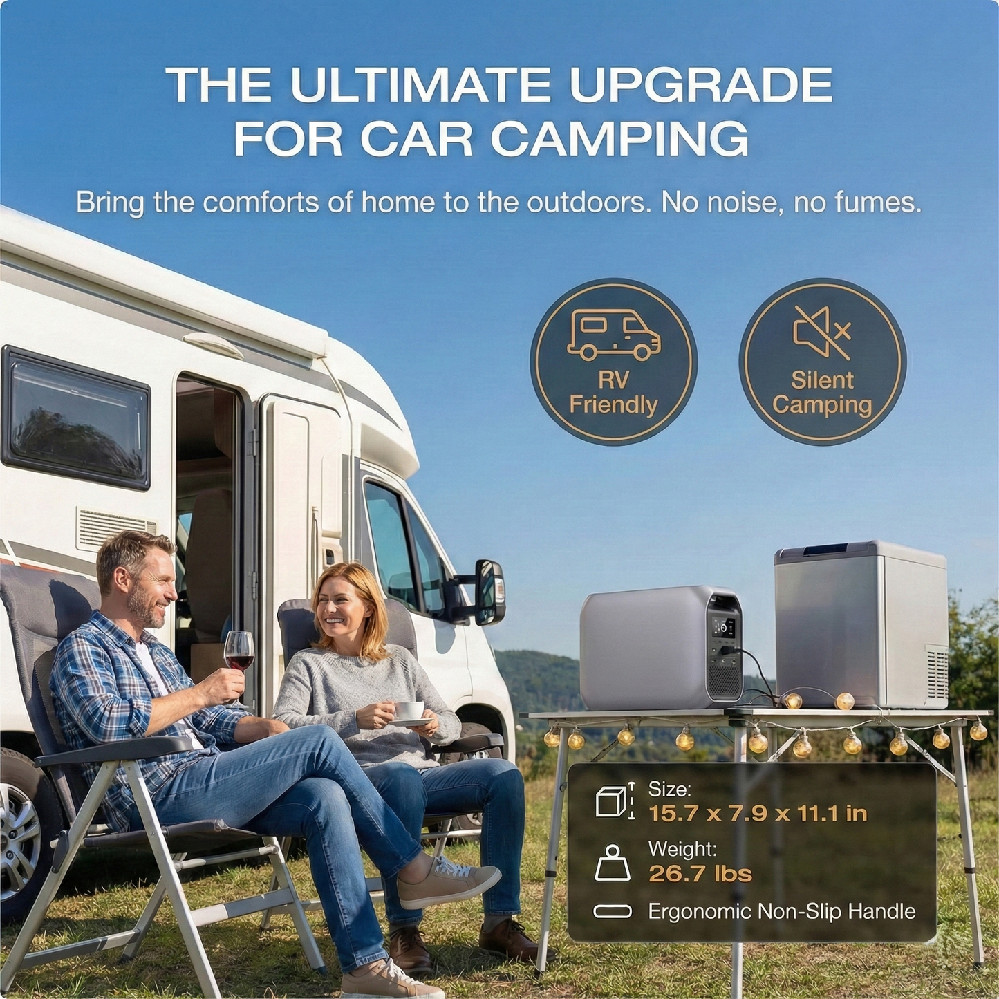 Unlimited Power Anywhere: Large Capacity Solar Charging –Only $159!