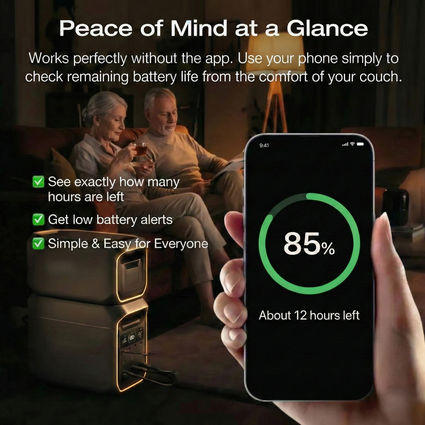 Unlimited Power Anywhere: Large Capacity Solar Charging –Only $159!