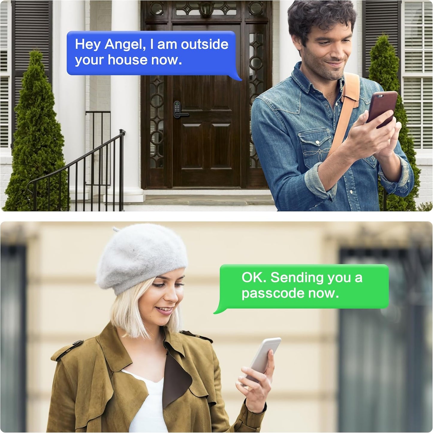 Smart Wi-Fi Door Lock with Multiple Unlock Options