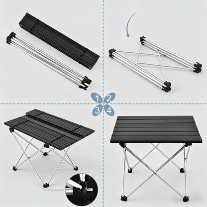 Aluminum Folding Table, Portable & Multi-Use